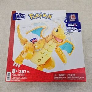 MEGA Pokémon Dragonite Building Set Motion Brick Collectible HKT25 387 Pieces